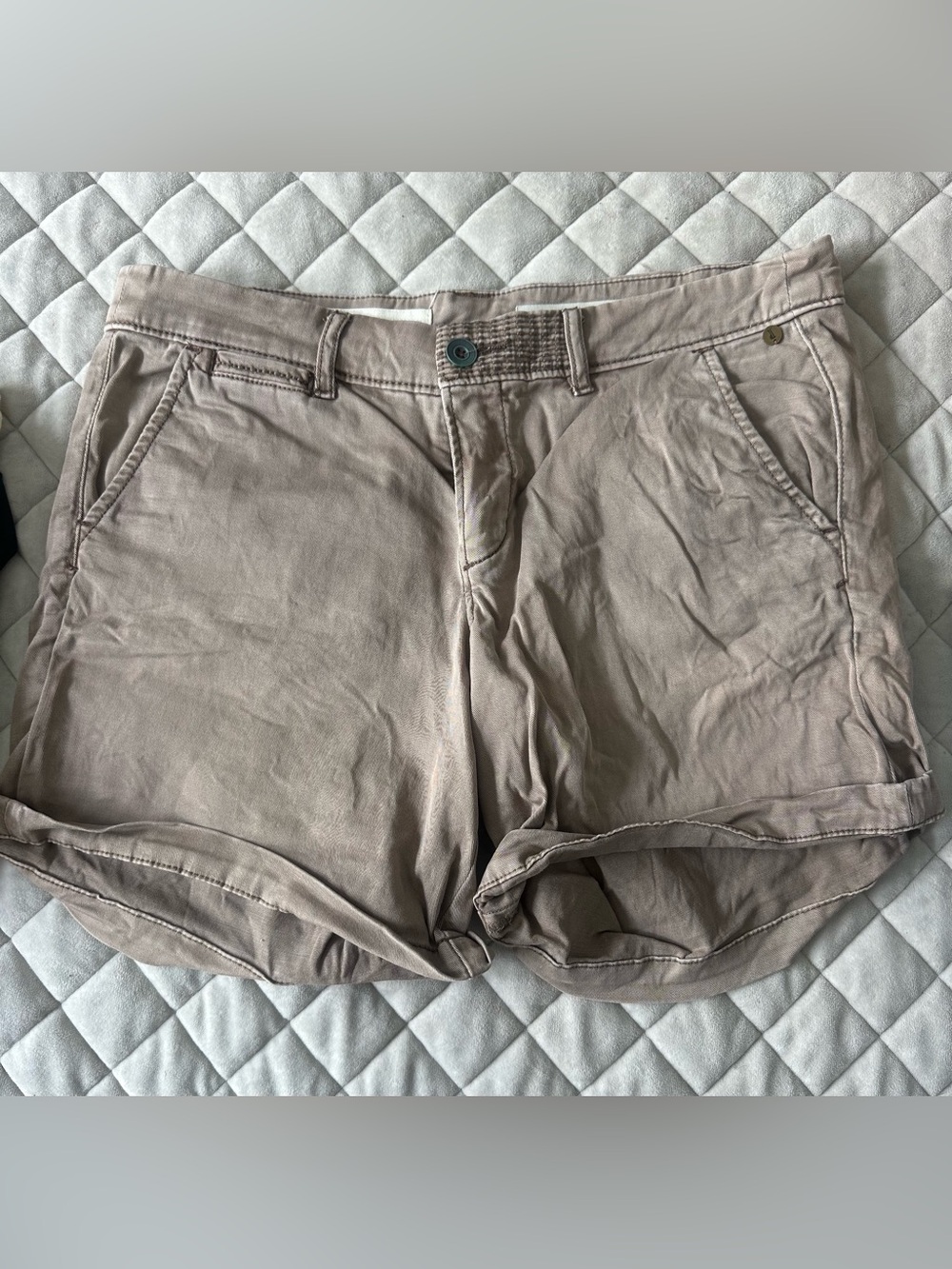 Anthropologie Casual Taupe Shorts